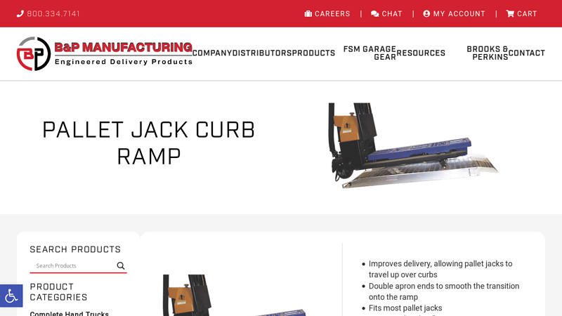 Pallet Jack Curb Ramp