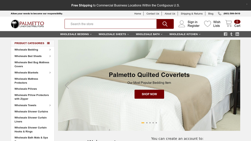 Palmetto Linen Distributors