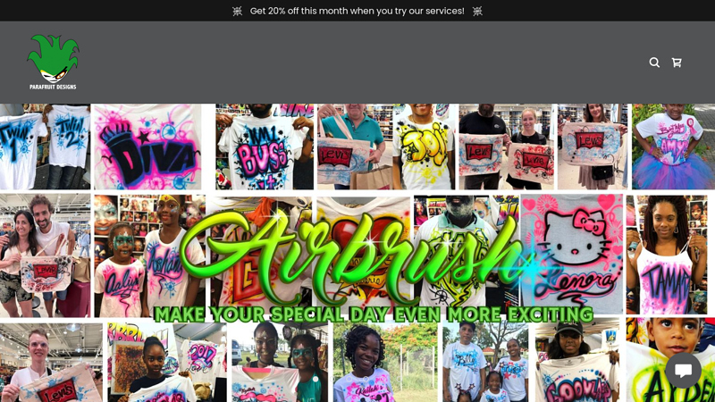 Parafruit Designs: Custom Air Brush T custom t-shirts