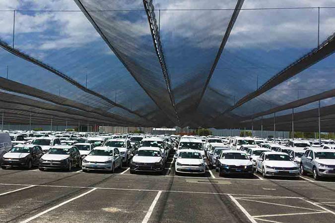 Parking Lot Hail Protection