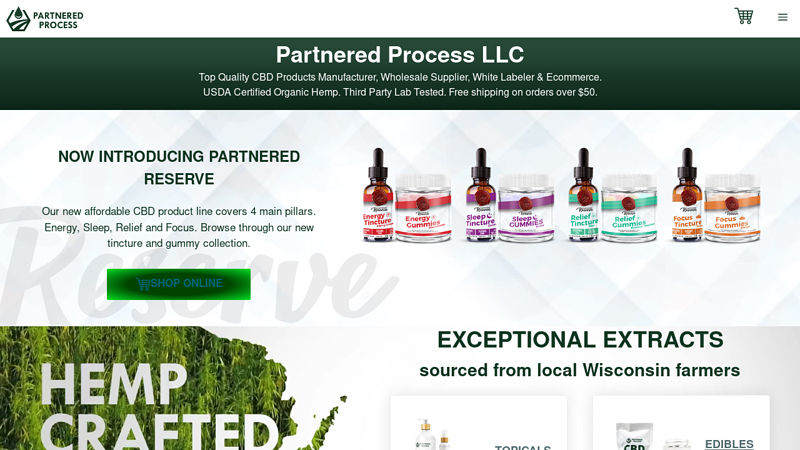 Partnered Process: Buy CBD Online