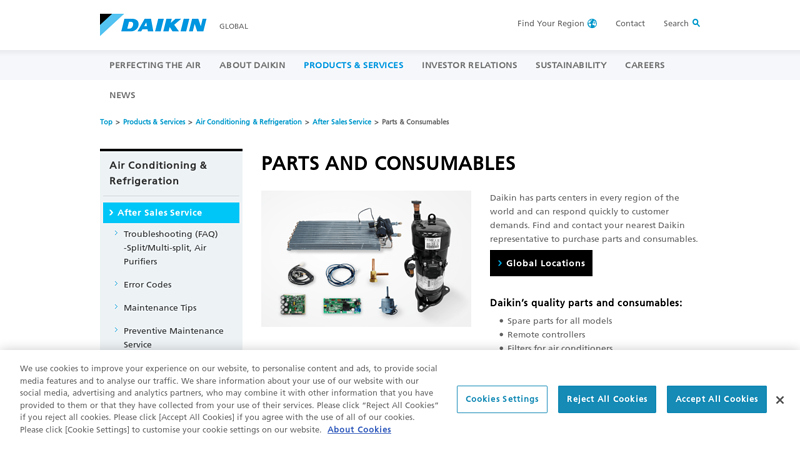 Parts & Consumables