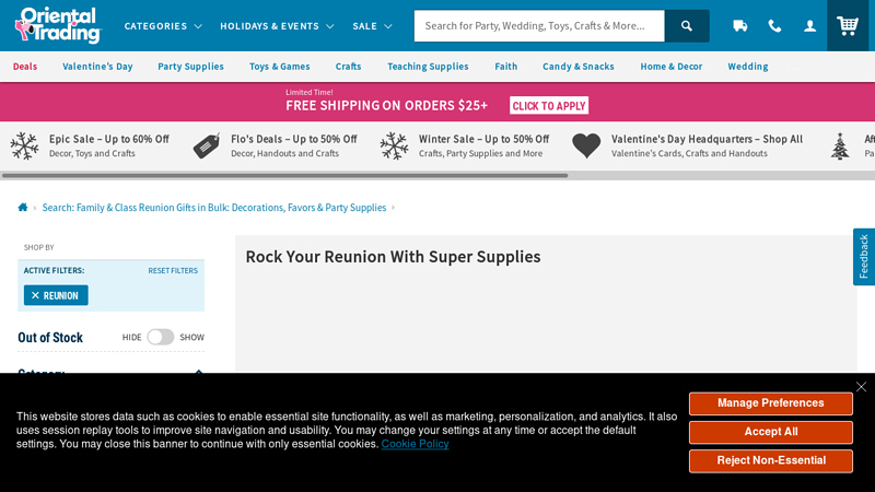 Party Supplies for Every Occasion