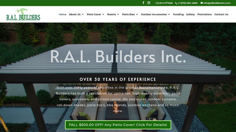 Patio Covers by R.A.L Builders