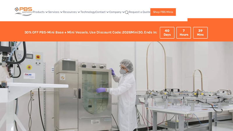 PBS Biotech: Scalable Single