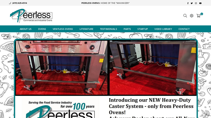 Peerless Commercial Pizza Ovens