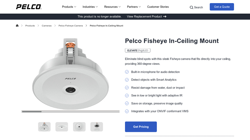 Pelco Fisheye In