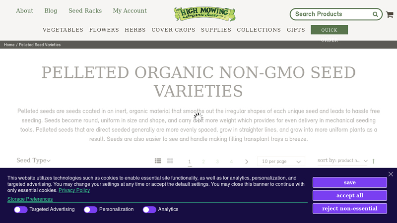 Pelleted Organic Non