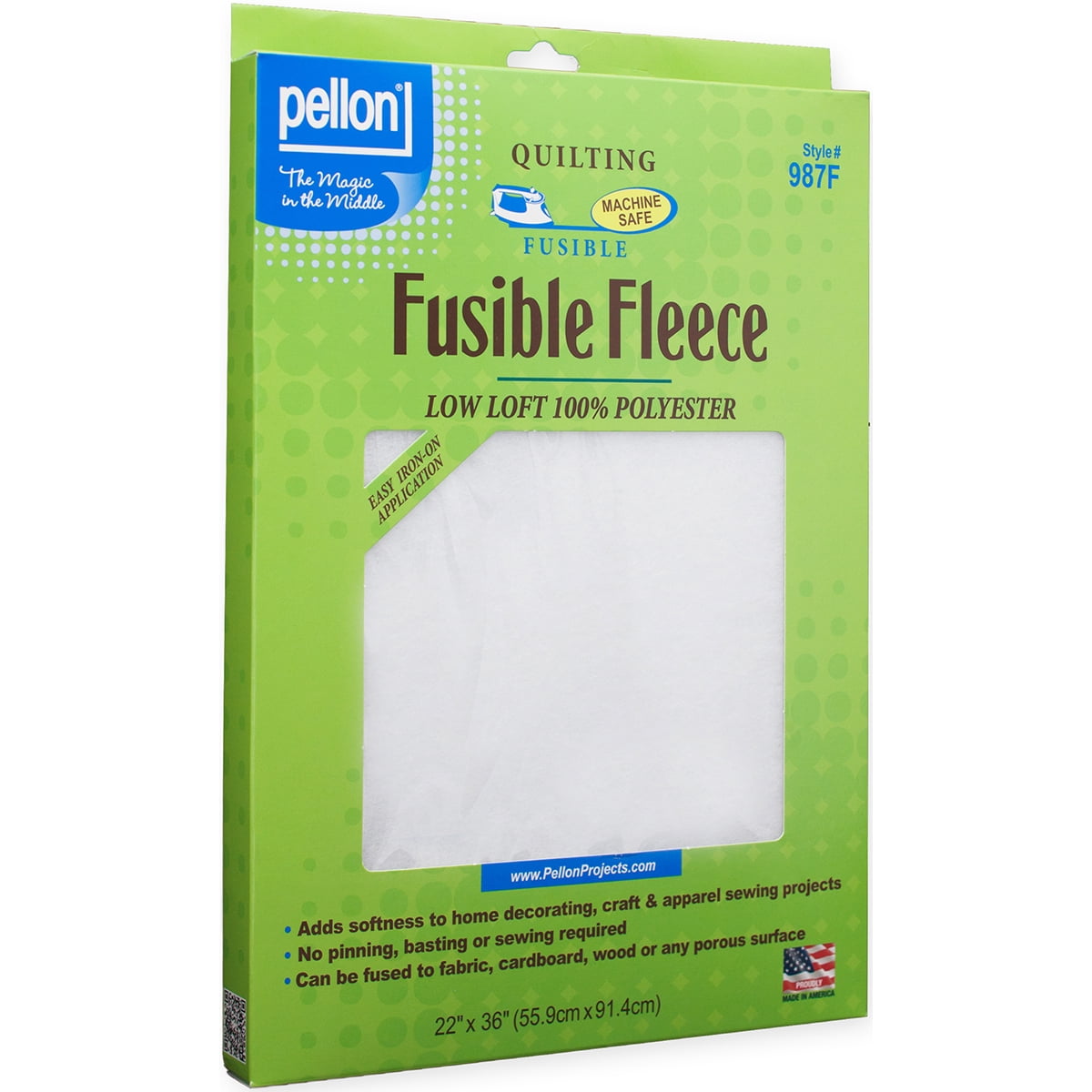 Pellon 987F Fusible Fleece Polyester Interfacing