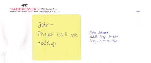 Pen Addressing Direct Mail Services