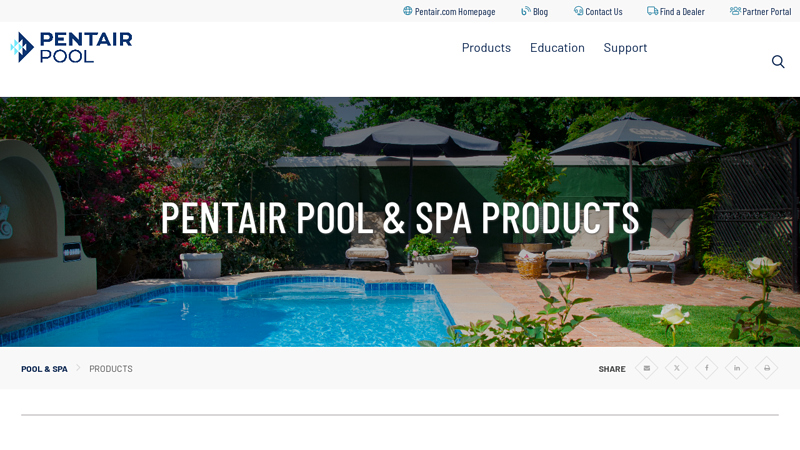 Pentair Pool & Spa Products