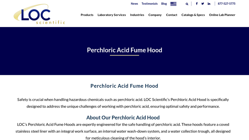 Perchloric Acid Fumehood