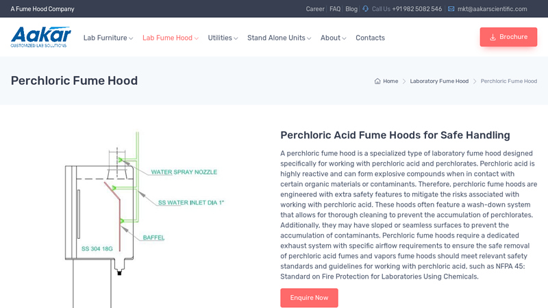 Perchloric Fume Hood