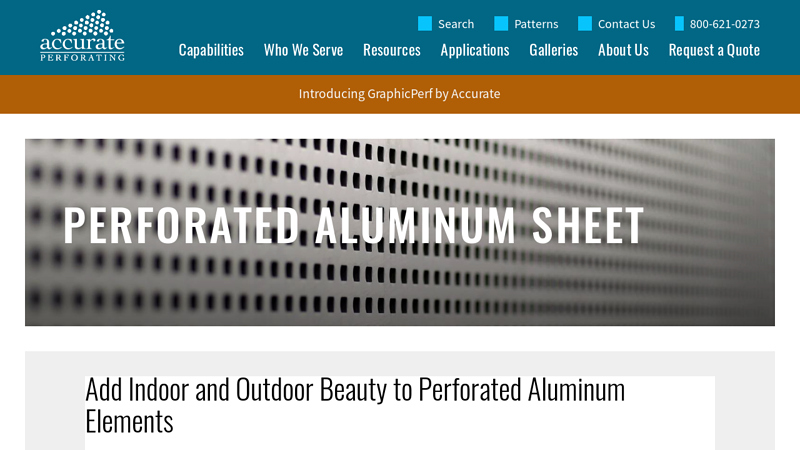 Perforated Aluminum Sheet