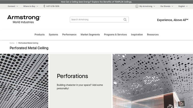 Perforated Metal Ceiling