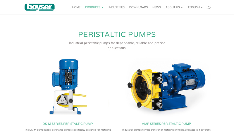 Peristaltic pumps