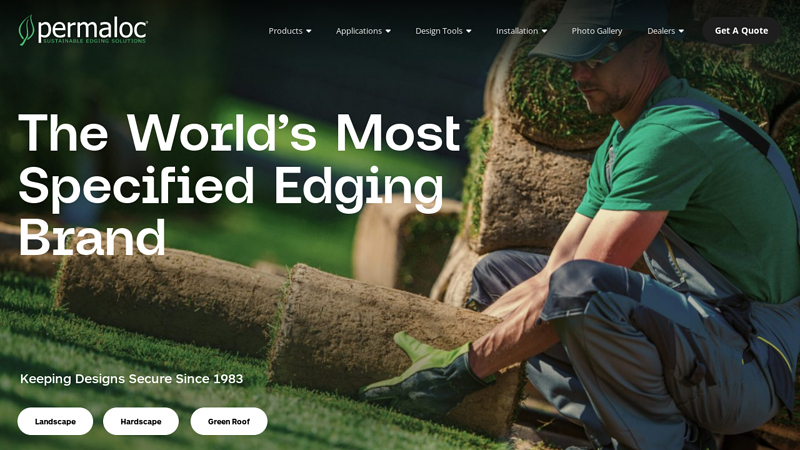 Permaloc Aluminum Edging Permaloc Aluminum Edging Landscape ...