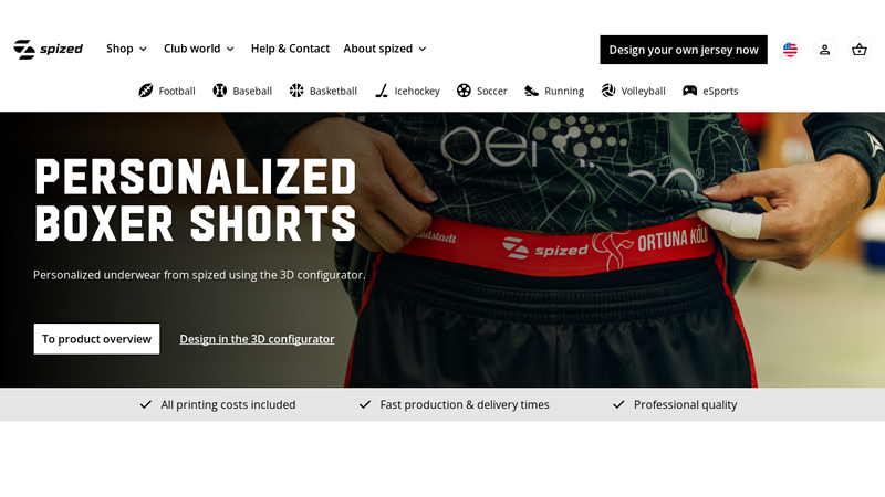 Personalised boxer shorts