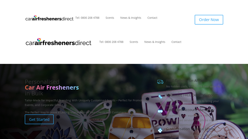 Personalised Bulk Car Air Fresheners