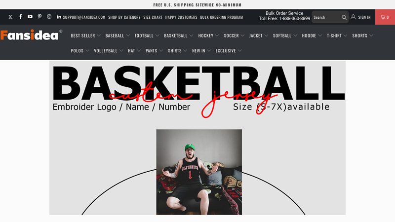 Personalized Basketball Jersey Maker
