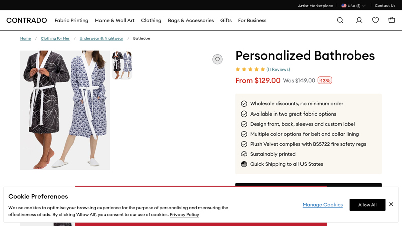 Personalized Bathrobes. His and Hers Customized ...