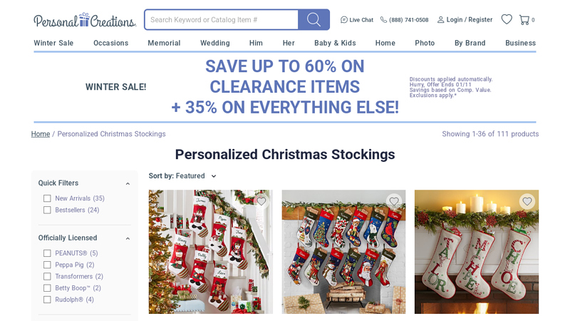 Personalized Christmas Stockings