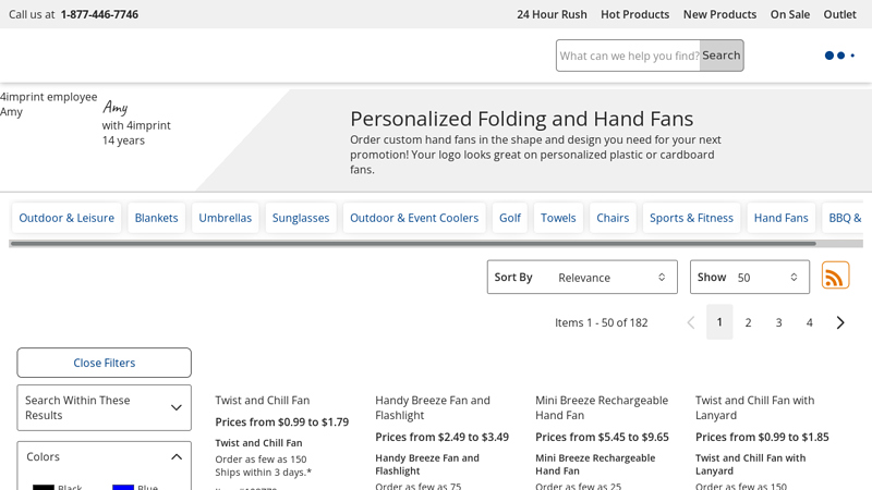 Personalized Folding and Hand Fans