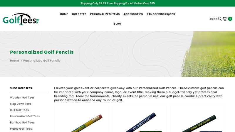 Personalized Golf Pencils
