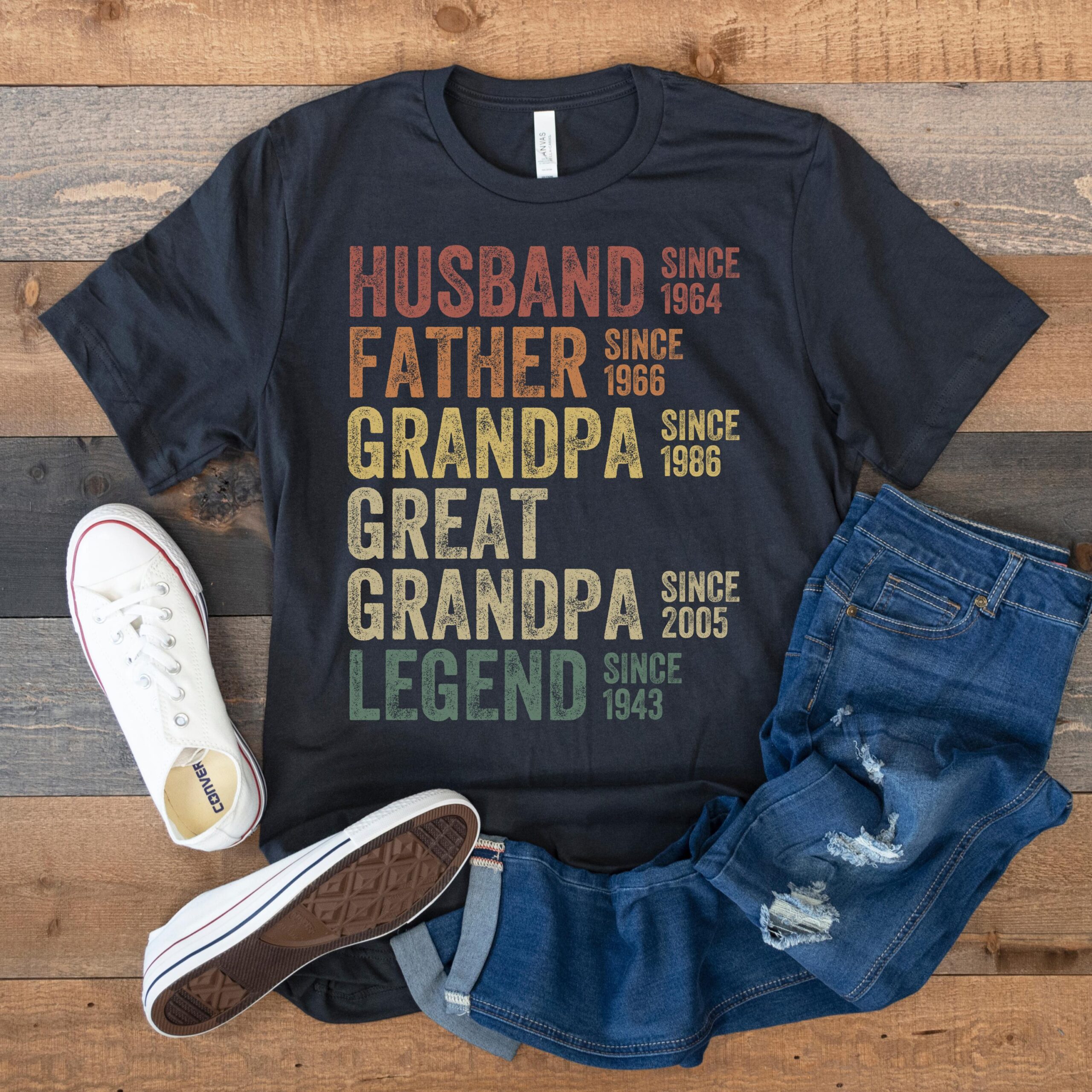 Personalized Great Grandpa Shirt, Customized Great Grandfather ... custom t-shirts