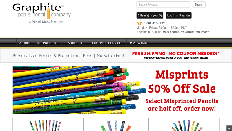 Personalized Pencils & Golf Pencils in Bulk