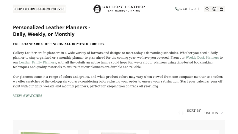 Personalized Weekly and Monthly Planners