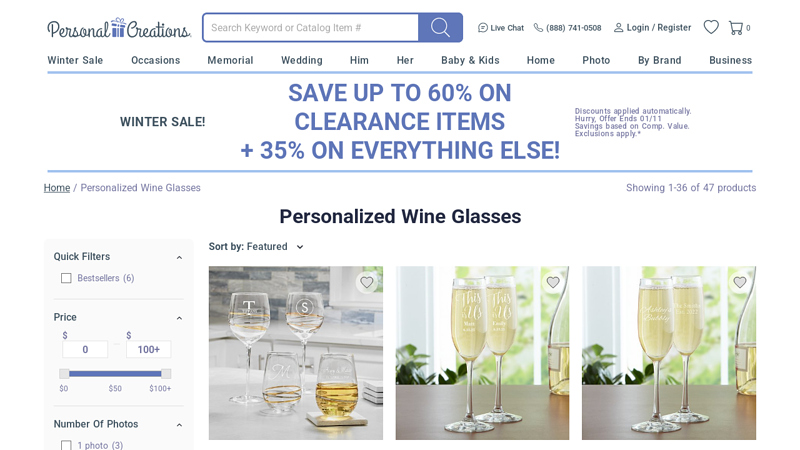 Personalized Wine Glasses