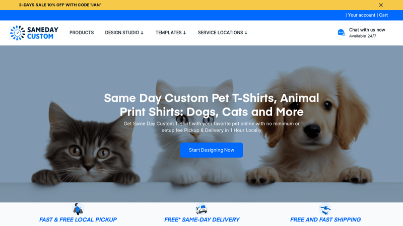 Pet shirts, Animal Printed Custom Shirt Dogs, Cats custom t-shirts