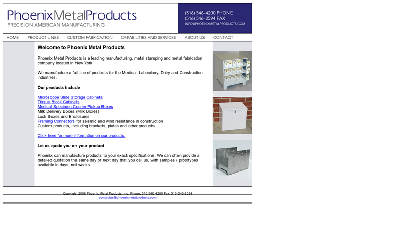 Phoenix Metal Products, Inc. Supplier of Microscope Slide Storage ...