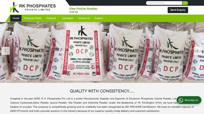 Phosphate Chemical,Calcium Carbonates,Limestone Powder ...