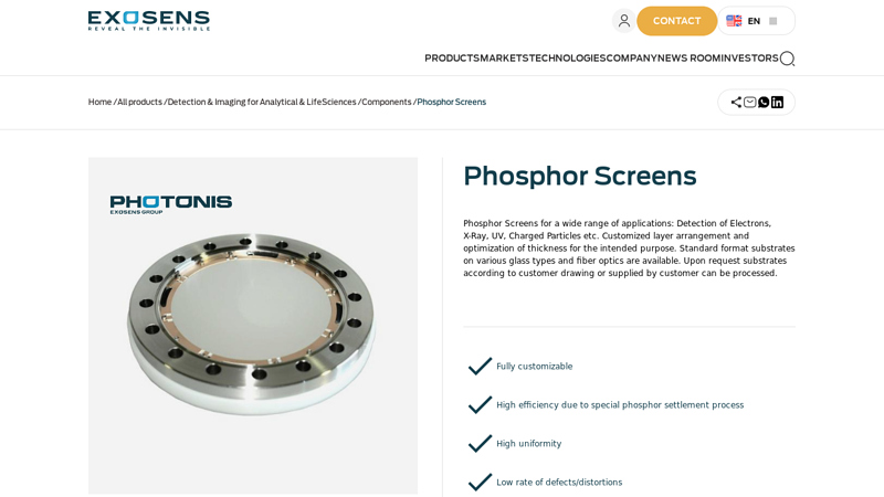 Phosphor Screens