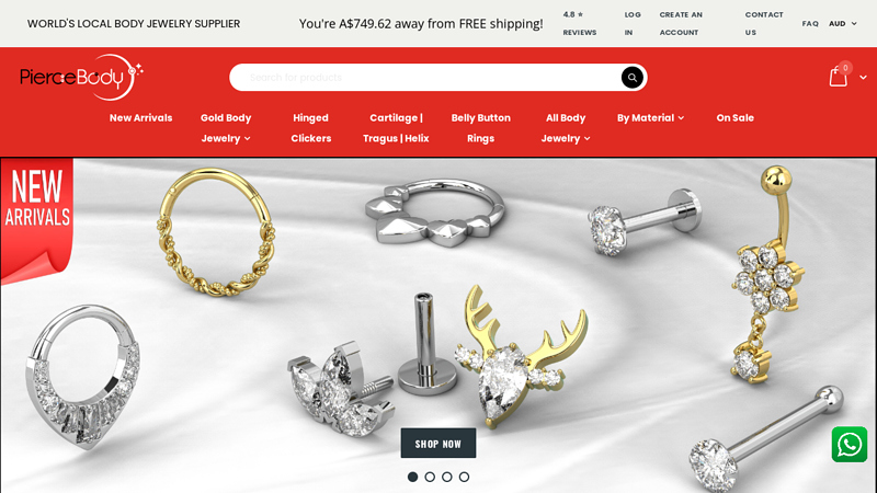 PierceBody: Wholesale Body Jewelry