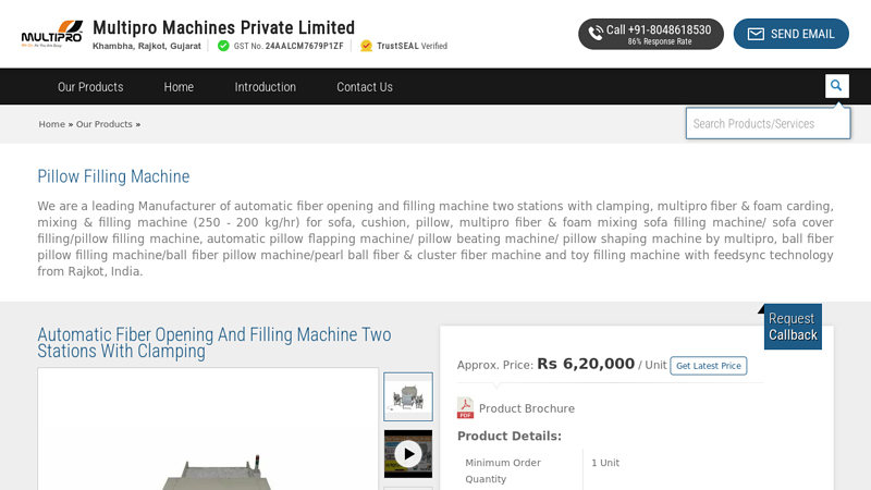 Pillow Filling Machine