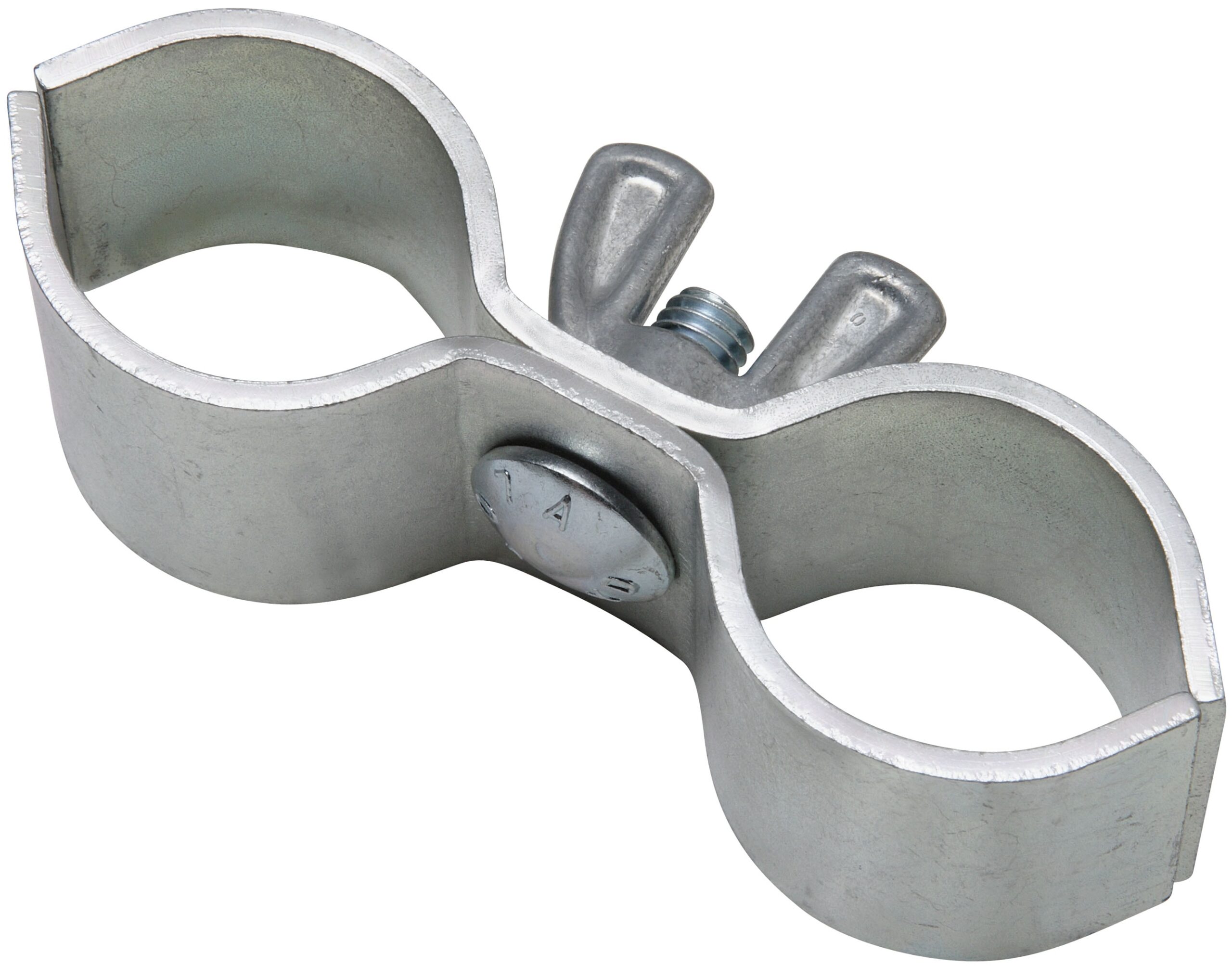 Pipe clamps for wall mounting