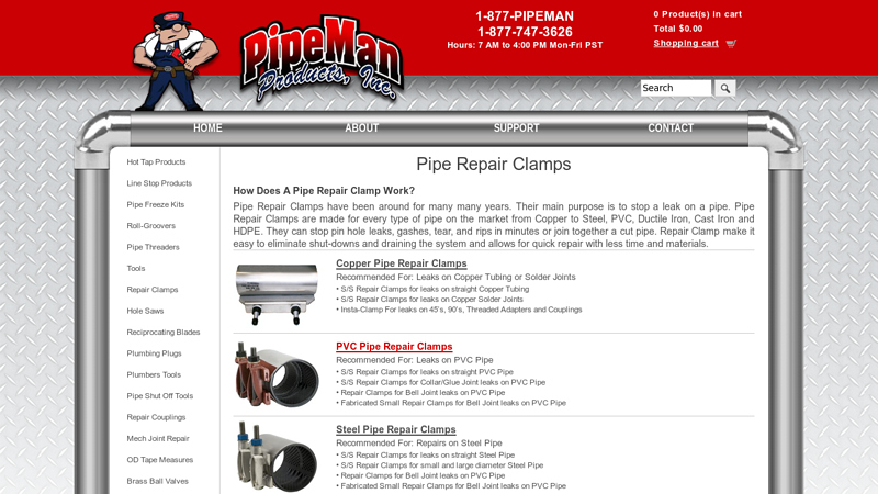 Pipe Repair Clamps
