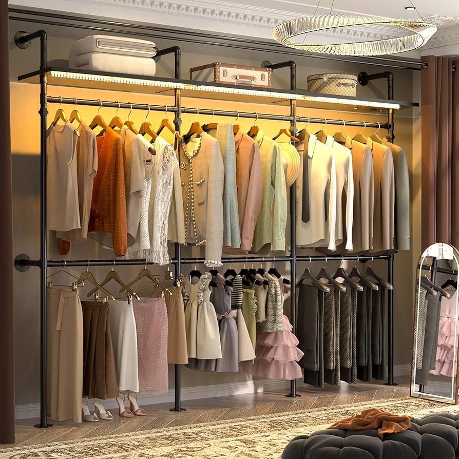 Pipe System Clothing Racks