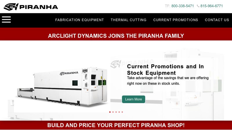 Piranha Metal Fabrication Equipment by MegaFab