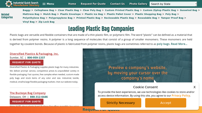 Plastic Bag Manufacturers
