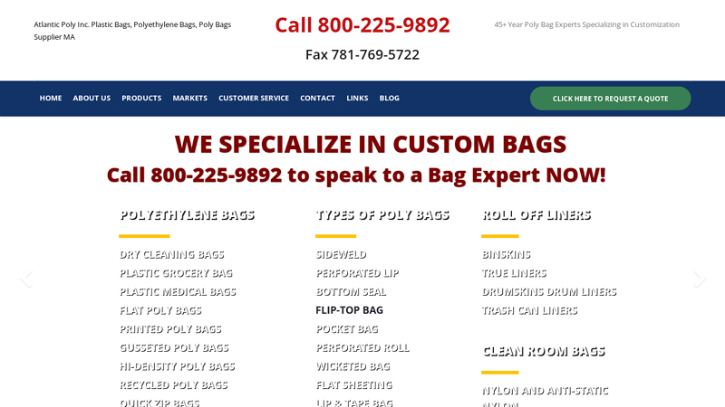 Plastic Bags, Polyethylene Bags, Poly Bags Supplier MA