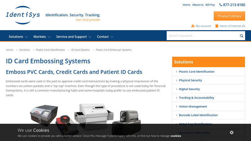 Plastic Card Embossing Systems