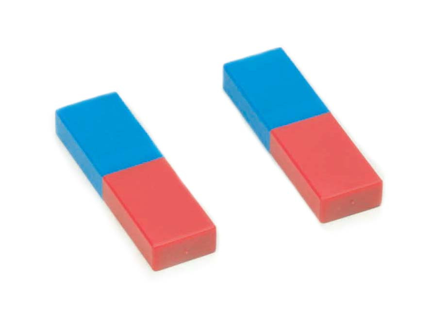 Plastic Cased Bar Magnet Pair