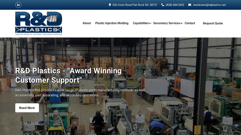 Plastic Injection Molding & Tooling Services