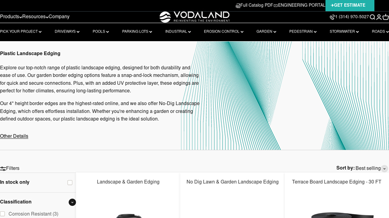 Plastic Landscape Edging