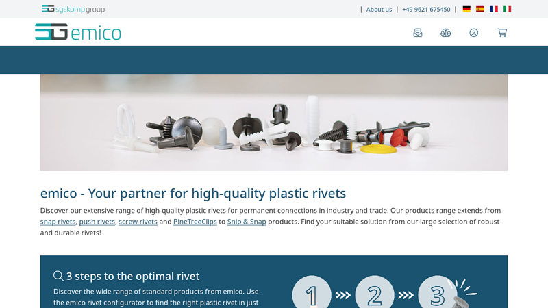 Plastic rivets for every need