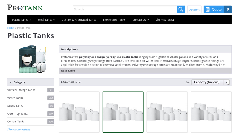Plastic Tanks For Sale
